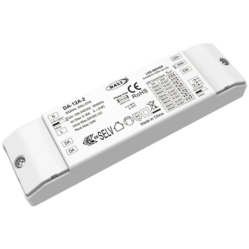 12W DALI CW WW CCT pritemdoma LED tvarkyklė