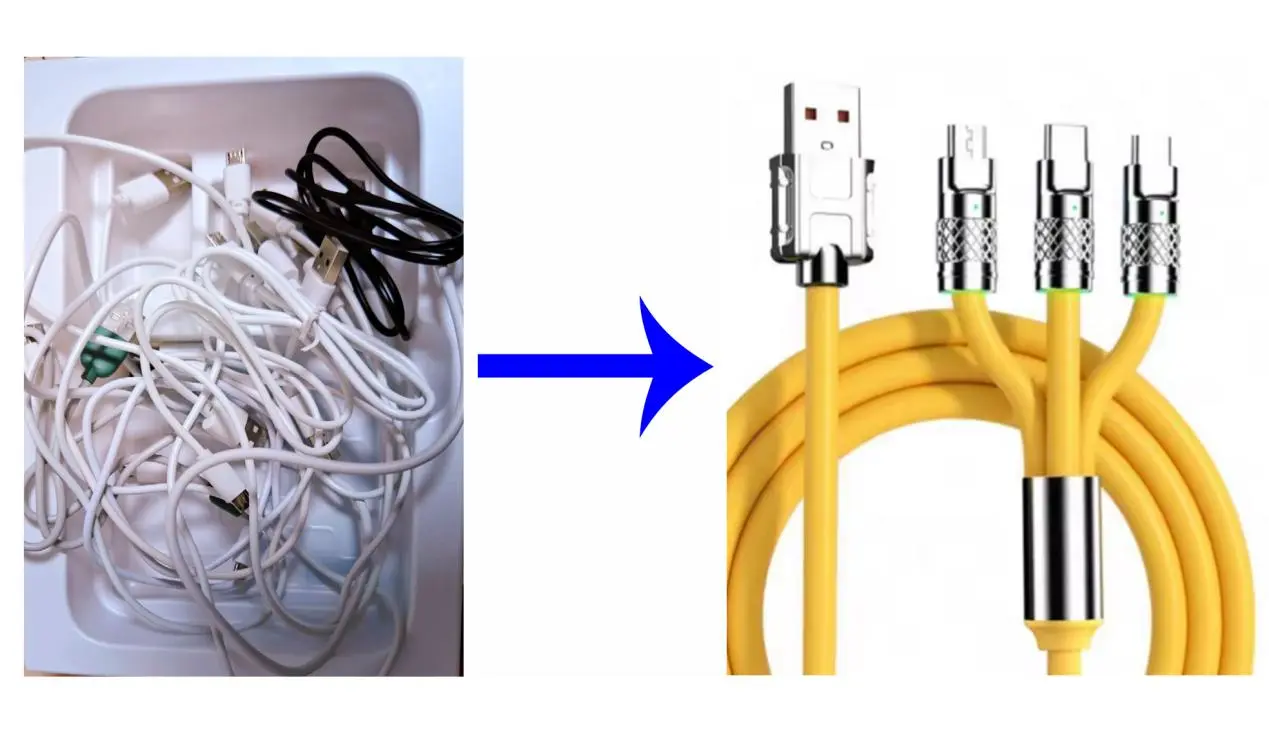 „Starwell“ paleidžia „Tri-Charge Pro“: „Ultimate Universal 3-in-1“ duomenų kabelį, skirtą „CHERMETS FEIF LIF“