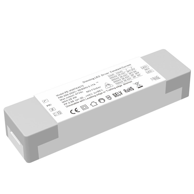 Dėl ko 30 W nuolatinės srovės Triac pritemdoma LED tvarkyklė yra būtina šiuolaikinių apšvietimo sprendimų