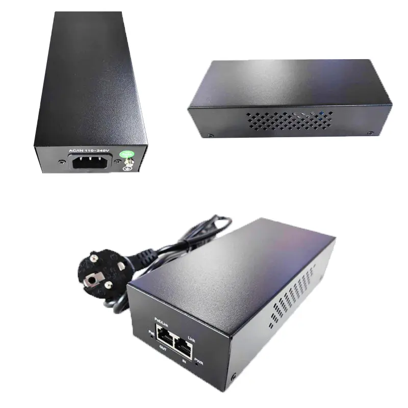 48V 90W PoE Injector PoE adapteris