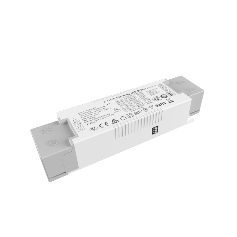 60W pastovios srovės 0-10V pritemdoma LED tvarkyklė
