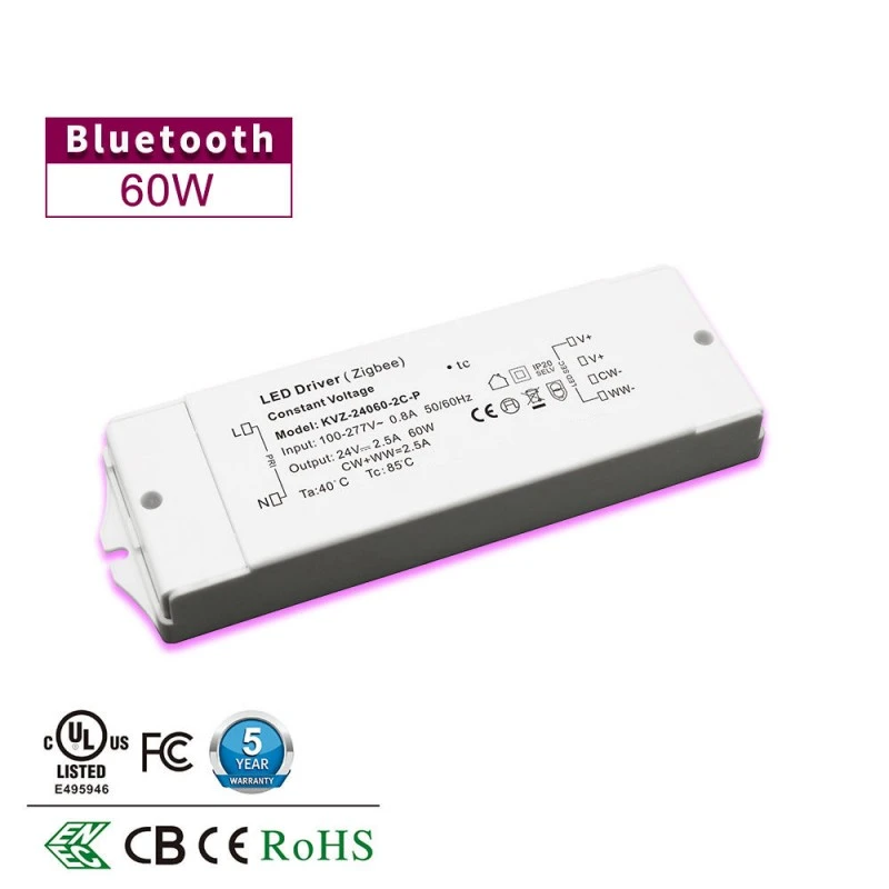 60 W Zigbee belaidė pritemdoma LED tvarkyklė