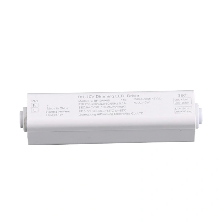 Nuolatinė srovė 0-10V 1-10V Tamsinimo LED tvarkyklė