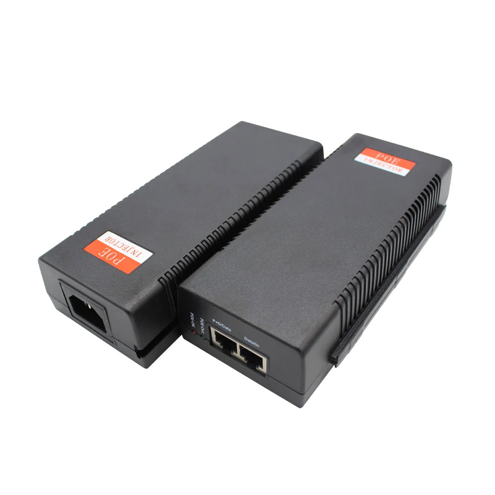 Gigabit 60W Desktop PoE adapteris